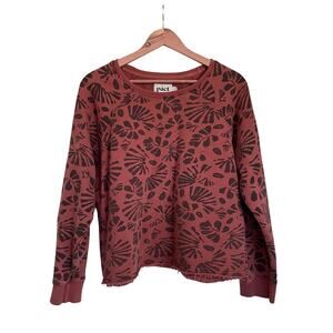 Pact Organic Cotton Walnut Stamp Essential Sweatshirt Size L